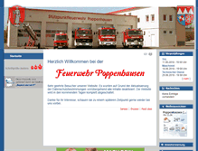 Tablet Screenshot of ffw-poppenhausen.de